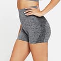 Grå Fitness shorts med hög midja Large grå L