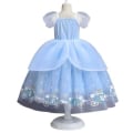 Pikkukuva 5 / 10: Blå Prinsessklänning Barn Maskeraddräkt Blue 116