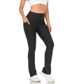 Miniatyrbild 3 av 6: Svarta Leggings Med 2 Fickor Svart XL