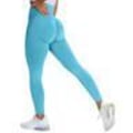 Pikkukuva 2 / 6: Blåa Tights Seamless Hög midja  Leggings Blue M