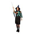 Pikkukuva 3 / 4: Lunar Witch Häxdräkt Maskeraddräkt Black one size