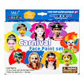 Miniatyrbild 1 av 4: Ansiktsmålning Carnival Sminkset Halloweensmink multifärg one size