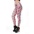 Pikkukuva 1 / 6: Färgglada Leggings med Pennor MultiColor XL