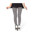 Miniatyrbillede 4 af 7: Svart Vit Triangel Leggings Black S