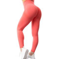 Pikkukuva 1 / 9: Korall Seamless Tights Leggings Gymshout Large Salmon L