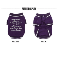 Pikkukuva 3 / 4: Hundtröja Lila T-shirt hundkläder för hunden Purple S