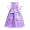 Miniatyrbillede 9 af 11: Encanto Isabela Madrigal Klänning Maskeraddräkt Purple 128