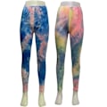Pikkukuva 1 / 9: Färgglada Mönstrade Leggings Blue one size