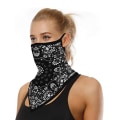 Pikkukuva 1 / 5: Ansiktsscarf Bandana Baklava Multifunktionsscarfs Tvättbar Black one size