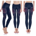 Miniatyrbild 1 av 4: Träningstights Mandala Yoga Leggings Tights multifärg S