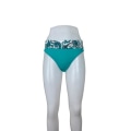 Miniatyrbillede 1 af 2: Sloggi Swim Ocean Waves Bikini Trosa Tai med Vikbar kant Green 40