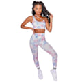 Pikkukuva 4 / 4: Melerat Fitness Yoga Set Tie Dye MultiColor S