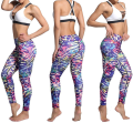 Miniatyrbild 1 av 7: Färgglada Djurmönstrade Yoga Leggings multifärg L