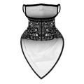 Miniatyrbillede 2 af 4: Ansiktsscarf Bandana Baklava Multifunktionsscarfs Tvättbar Black one size