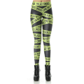 Miniatyrbild 1 av 5: Grön Police Line Leggings multifärg M