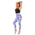 Pikkukuva 2 / 3: Färgglada mönstrade Leggings MultiColor S/M
