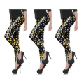 Pikkukuva 2 / 2: Svarta leggings med färgglada carton bullets Black S