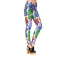 Dödskalle Tattoo Squad Up Leggings MultiColor M
