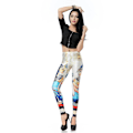 Pikkukuva 7 / 7: Mönstrade Leggings i fina färger Small Multicolor S