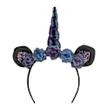 Miniatyrbild 3 av 3: Diadem Dark Unicorn multifärg one size