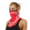 Miniatyrbillede 1 af 3: Ansiktsscarf Bandana Baklava Multifunktionsscarfs Tvättbar Red one size