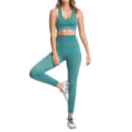 Miniatyrbild 3 av 5: Ljusgröna Seamless Hög midja Tights  Leggings Ljusgrön S