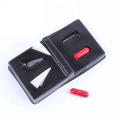 Miniatyrbild 5 av 5: Vampyrtänder 2,6 cm 2-pack med blodampuller Halloween Vit one size