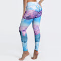Miniatyrbillede 4 af 4: Färgglada Landskaps Leggings MultiColor L