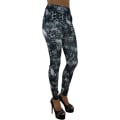 Pikkukuva 2 / 3: Mörka Legging med Leopard Mönster Black one size