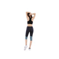 Pikkukuva 4 / 9: Svarta Capri Leggings med Snäckslasmönster MultiColor L