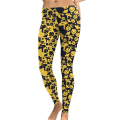 Miniatyrbild 1 av 4: Svart Gula Leggings med figurer Svart L