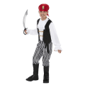 Miniatyrbild 1 av 4: Pirat Sjörövare Maskeraddräkt Large 10-12 År 145-158 cm Black 156