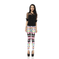 Pikkukuva 5 / 7: Färgglada Mönstrade Aztec Leggings Multicolor M