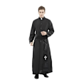 Pikkukuva 1 / 2: Katolsk Präst Maskeraddräkt Halloween Black one size