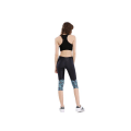 Pikkukuva 9 / 9: Svarta Capri Leggings med Snäckslasmönster MultiColor M