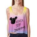 Miniatyrbillede 1 af 3: Crop topp Never Stop Dreaming MultiColor S