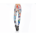 Pikkukuva 3 / 5: Leggings med tuffa tecknade figurer MultiColor L