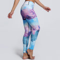 Miniatyrbillede 2 af 4: Färgglada Landskaps Leggings MultiColor S
