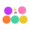 Miniatyrbillede 1 af 11: Popit Pop It Fidget Toy Rund CE Godkänd Pink one size