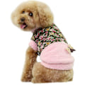 Miniatyrbillede 1 af 5: Hundjacka med blommor Fodrad Hundkläder MultiColor XS