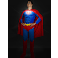 Miniatyrbild 2 av 7: Superman med Ljus och Muskler Maskeraddräkt multifärg M