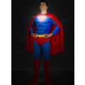 Pikkukuva 2 / 7: Superman med Ljus och Muskler Maskeraddräkt Multicolor M