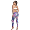 Miniatyrbild 5 av 7: Färgglada Djurmönstrade Yoga Leggings multifärg XL