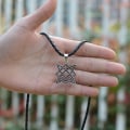 Miniatyrbillede 5 af 6: Pirat Viking Halsband Bronze one size