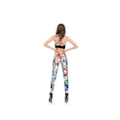 Pikkukuva 4 / 5: Leggings med tuffa tecknade figurer Multicolor M