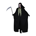 Pikkukuva 3 / 3: Döden Liemannen Reaper Maskeraddräkt Halloween Black one size