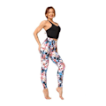 Miniatyrbillede 1 af 4: Färgglada mönstrade Leggings Multicolor