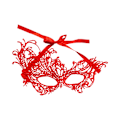 Pikkukuva 2 / 3: Röd Ögonmask i Spets Red one size