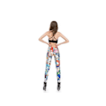 Miniatyrbillede 4 af 5: Leggings med tuffa tecknade figurer MultiColor M