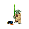 Miniatyrbillede 3 af 9: LEGO Star Wars 75255 Yoda, byggsats, minifigur, ljussabel, med displaystativ Multicolor one size